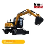 مینی بیل مکانیکی چرخ لاستیکی Foruse R70W-9S