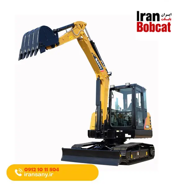 قیمت مینی بیل مکانیکی زنجیری سانی مدل SANY SY60C