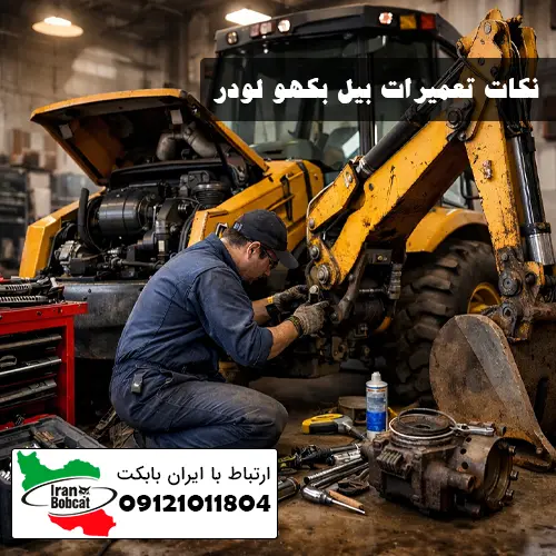 نگهداری و تعمیرات منظم بیل بکهو لودر